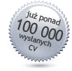 Już ponad 100000 wysłanych Curriculum Vitae!